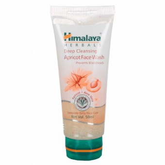 Хималая гель-скраб для глубокого очищения Абрикос, 50 мл. Himalaya Deep Cleansing Apricot Face Wash.  -5