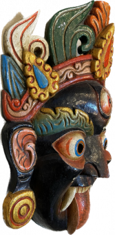 Богиня Кали , маска Непал 33 см -5