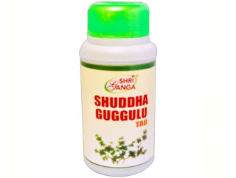 Шуддха Гуггулу, для обмена веществ, Шри ганга, 120 шт. в уп. Shuddha Guggulu Shri Ganga. -5