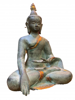 Статуэтка Будды из бронзы 26см -5