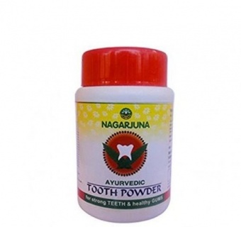 Зубной порошок аюрведический Нагарджуна 50г., Nagarjuna Herbal Tooth Powder -5