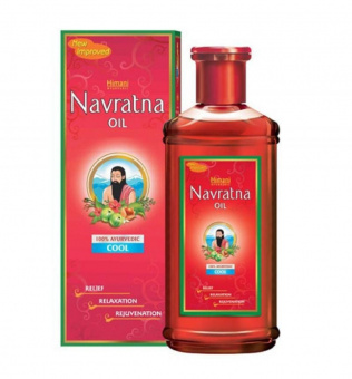Навратна масло для массажа головы и тела, Химани, 200мл. Himani Navratna Oil. -5