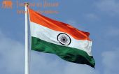 Флаг Индии 90х150см 