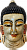 Будда маска. Непал 52 см