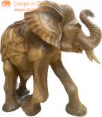 Индийский  слон , дерево палисандр 90х80см