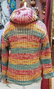 Куртка из шерсти яка (100%) на флисовой подкладке, размер L, Непал. -5