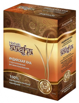 Ааша витаминизированная хна для волос, 80г. Aasha Herbals. -5