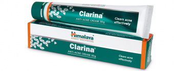 Хималая средство от прыщей и угревой сыпи Кларина, 30г. туба, Himalaya Clarina Anti-Acne Cream.