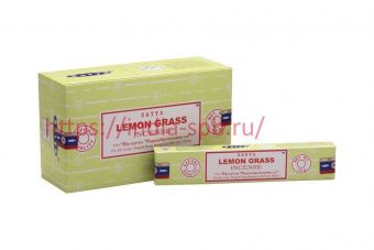 Благовония Satya Lemon Grass (Лемонграсс) 15 гр -5
