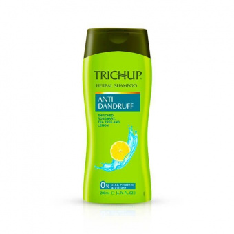 Тричуп шампунь с кондиционером против перхоти, 200 мл. Trichup Anti-Dandruff Herbal Shampoo.  -5