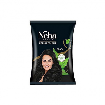 Неха хна для волос Черная, 20 г.  Neha Henna Black -5