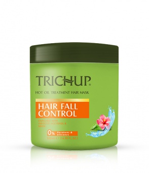 Тричуп Маска для волос, Контроль выпадения, Васу, 500 мл.Trichup Hair Mask HAIR FALL CONTROL Hot Oil Treatment Vasu. -5