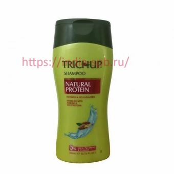 Шампунь для волос с протеином Тричуп, 200 мл, производитель Васу; Trichup Natural Protein Shampoo, 200 ml, Vasu -5