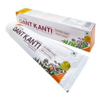 Патанджали аюрведическая зубная паста Дант Канти,100г. Patanjali Dant Kanti
