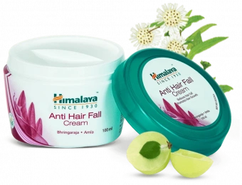 Крем для волос с Брингараджем и Амлой: против выпадения (100 мл), Anti-Hair Fall Cream, произв. Himalaya -5