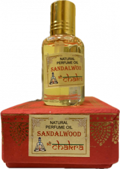 Масло  духи  Сандал (SANDAL WOOD) , с роликом  Chakra Perfume oil 10 мл -5