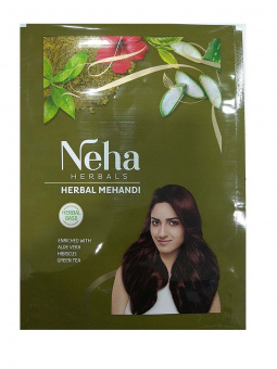 Неха хна для волос натуральная, 1кг. Neha Herbal Henna natural.