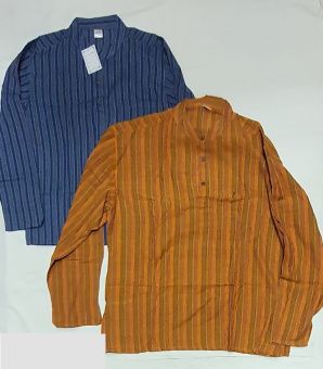 Рубашка, хлопок, цвета в ассортименте. Размеры: M- XXL. Непал. -5