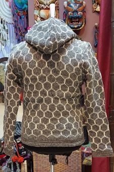 Куртка из шерсти яка (100%) на флисовой подкладке, размер S/M, Непал. -5