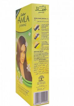 Дабур масло для сухих и поврежденных волос Амла Жасмин, 200 мл. Dabur Amla Jasmin Hair Oil.