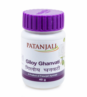 Гилой гханвати (Giloy Ghanvati) Patanjali, 60 таб. -5