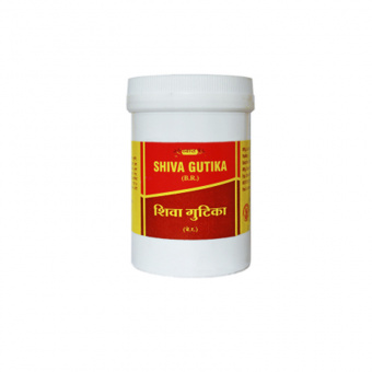 Шива Гутика, омоложение и детокс, 100 шт в упаковке, производитель Вьяс; Shiva Gutika,100 tabs, Vyas