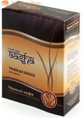 Ааша травяная краска для волос Черный кофе, 6 пак. по 10г. Aasha Herbals.