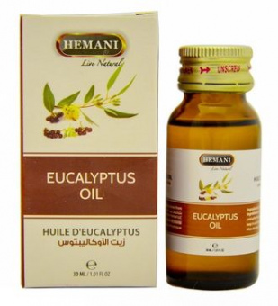 Хемани масло Эвкалипта, 30 мл. Hemani Eucalyptus oil.