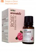 Эфирное натуральное масло Роза, 10 мл. Natural Essential Oil Rosa.