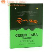 Набор тибетских благовоний Зеленая тара, 5уп. Tibhouse Green Tara Gift Pack. 