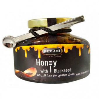 Мёд с черным тмином/Honey Blackseed Hemani 250г -5