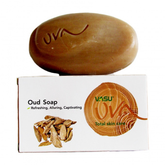 Васу аюрведическое мыло с экстрактом Удового дерева, 125 г. Vasu Oud. -5