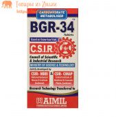 BGR-34 для контроля уровня сахара 100 штук в упаковке, АИМИЛ, Индия