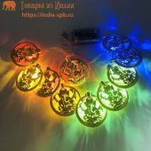 Светодиодный светильник гирлянда Ganesha Diwali  3,15 см