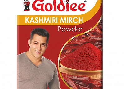 Кашмирский красный перец Голди (Kashmiri chilli powder Goldiee), 100 грамм