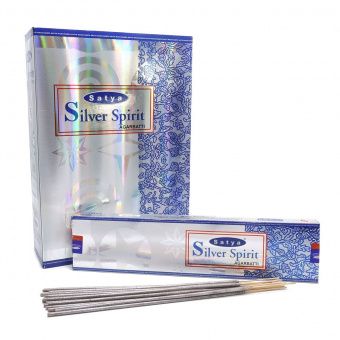 Благовония Satya M Silver Spirit Серебрянный аромат 20gm -5