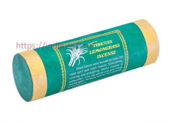 Благовоние Tibetan Lemongrass Incense (Лимонное дерево), 30 палочек по 11 см -5