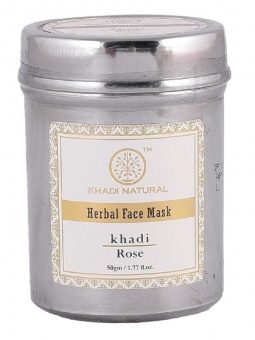Кхади травяная маска-убтан для лица Роза, 50г. Khadi Rose Face Mask. -5