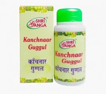 Канчнар гуггул 300 штук в уп. 100 г Шри Ганга Kanchnar Guggul Shri Ganga 100 g -5