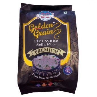 Басмати рис пропаренный (Sella Rice Golden Grain) 1кг -5